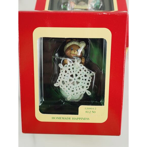 Heirloom Ornament Christmas Merry Marionettes 1992 + Homemade Happiness 1993 x2 - Picture 9 of 11